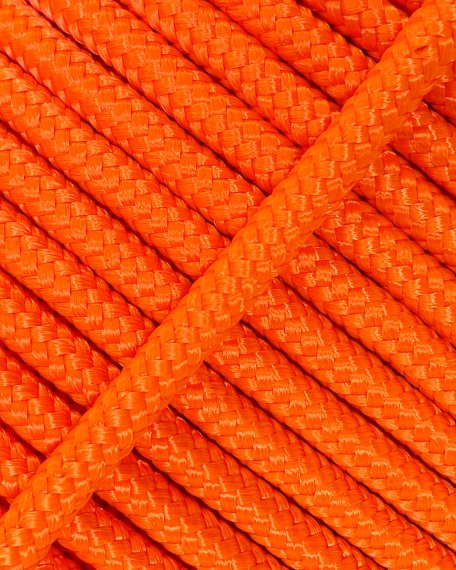 Corde tambour djembé renforcée PES 5 mm Orange fluo 100 m